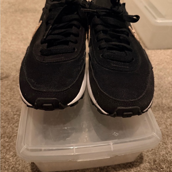 Nike Shoes - Nike women’s Black Sneakers leopard print swoosh